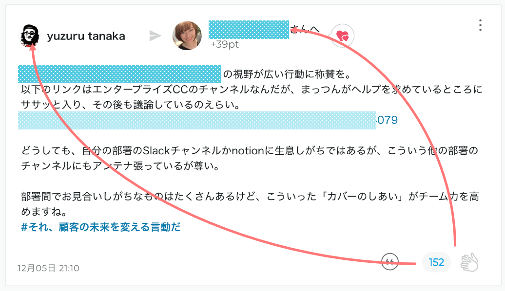 Uniposの投稿画面サンプル